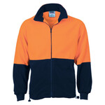 Hi Vis Two Tone Full Zip Polar Fleece