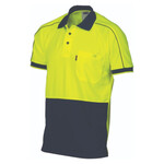 Hi Vis Cool Breathe Double Piping Polo