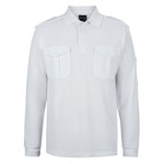 Mens Long Sleeve 250 Epaulette Polo