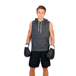 Mens Heather Sleeveless Hoodies - Greatness Range