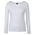 Womens C Of C Long Sleeve Boat Neck Tee
