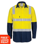 Cool Breeze Cotton Shirt with Hoop & Shoulder CSR Reflective Tape