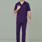 Mens Riley V-Neck Scrub Top